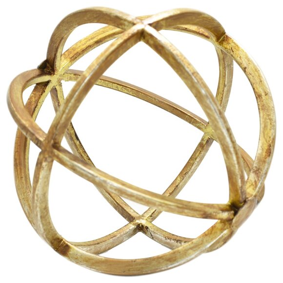 Adam & Friends Home Decor Metal Galena Atomic Ball Sculpture | 1-Piece - Picture 6 of 7